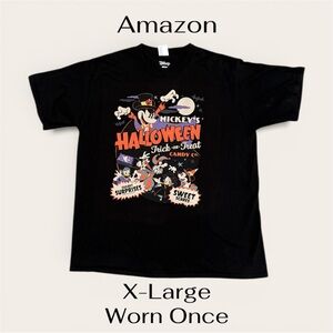 Disney Halloween Mickey Black Tee